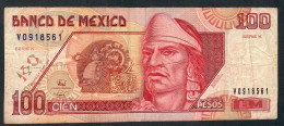 MEXICO  P108a 100 PESOS  6 MAY 1994 Serie K FIRST DATE      FINE 4 P.h. - Mexique