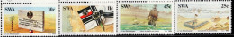 TT0570 South West Africa 1984 German Colonial History Flag Battler Etc. 4V  MNH - Unused Stamps