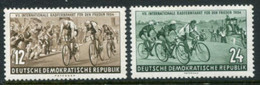 DDR / E. GERMANY 1954 Peace Cycle Tour  LHM / *.  Michel  426-27 - Unused Stamps