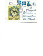 Romania - Postal Stationery Cover Used 1986(164) -  Association Of Beekeepers - By Protecting The Bee, Protect Nature - Abeilles