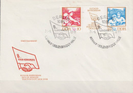 DDR GDR RDA - 8. FDGB - Kongress (MiNr: WZd 266 ) 1972 - FDC - 1971-1980