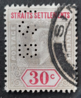 Malaisie Malacca 1902 N°86 Ob Perforé TB - Malacca