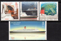 Falkland Islands 2008 QEII Ship Farewell Voyage Set Of 4, MNH, SG 1116/9 - Falkland Islands