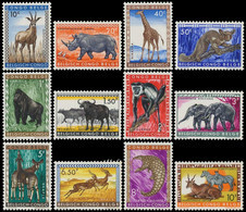 350/361** - Faune Du Congo, Animaux Protégés / Congo-fauna, Beschermde Dieren / Fauna Des Kongo, Geschützte Tiere - Unused Stamps