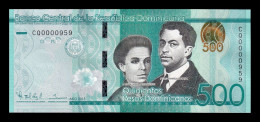 República Dominicana 500 Pesos Dominicanos 2015 Pick 192b Low Serial 959 Sc Unc - República Dominicana