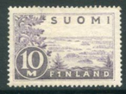 FINLAND 1930 Definitive  10 Mk.  Plate I  LHM / *. Michel 156 I - Unused Stamps