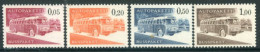 FINLAND 1963 Bus Parcel Set Of 4 On Ordinary Paper MNH / **.  Michel 10x-13x - Bus Parcels / Colis Par Autobus / Pakjes Per Postbus