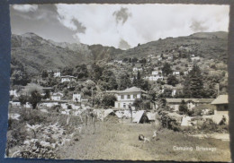 Suisse - Tessin - Brissago - Carte Photo Dentelée  Brissago - Camping - Garbani , Locarno - 1963 - TBE - - Brissago