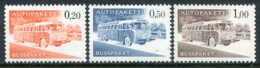 FINLAND 1963 Bus Parcel Set Of 3 On Phosphor Paper MNH / **.  Michel 11y-13y - Pakjes Per Postbus