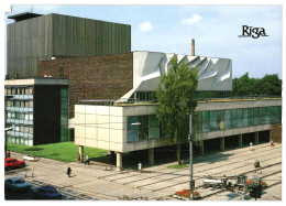 Rainis Academic Art Theatre, Riga Soviet Latvia USSR 1989 Unused Postcard. Publisher Planeta, Moscow - Lettonie