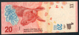 ARGENTINA P361 20 PESOS  2017 #A     VF  NO P.h. - Argentine