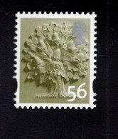 1786329337 2009 SCOTT 19  GIBBONS EN14(XX) POSTFRIS MINT NEVER HINGED   - OAK TREE - Engeland
