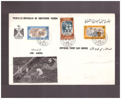 Yemen Del Sud - 1968 Fdc Girl Guides - Used Stamps