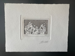 Belgique 1995 COB 2619 Epreuve D'artiste Proof 1er Jour FDC BD Dupuis Raoul Cauvin Sammy Comic Bande Dessinée - Proofs & Reprints