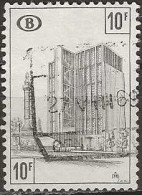 BELGIUM 1953 Brussels Railway Stations - Congress Station - 10f. - Black FU - Afgestempeld