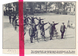 Antwerpen - Veloclub De Moedige Renners - Orig. Knipsel Coupure Tijdschrift Magazine - 1933 - Zonder Classificatie