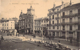 FRANCE - 34 - Béziers - Place De L'hôtel De Ville - Carte Postale Ancienne - Beziers