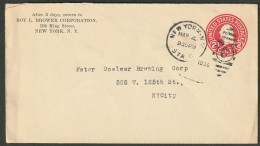 United States - Postal Stationary - 1936 - Private Print ROY.L. BROWER CORPORATION New York - 1921-40