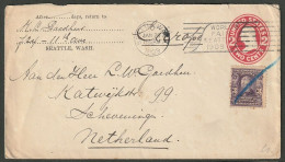 United States - Postal Stationary - 1909 From Seattle To The Netherlands - 1901-20