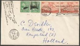 USA 1954 Postal Cover. The Spirit Of Paul Revere - Horse Riding - Buy Defense Bonds - 1941-60