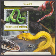 2017 Sierra Leone 8569/B1242 Reptiles / Snakes 11,00 € - Serpents