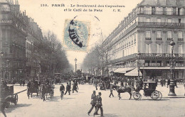 FRANCE - 75 - Paris - Le Boulevard Des Capucines Et Le Café De La Paix - Carte Postale Ancienne - Autres & Non Classés