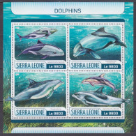 2017 Sierra Leone 8545-8548KL Marine Fauna - Dolphins 11,00 € - Dauphins