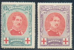 N°132-134 - Abert CROIX-ROUGE, Neuf Xx.  COB. 262 Euros  TB - 21127 - 1914-1915 Rode Kruis