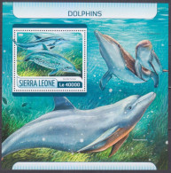 2017 Sierra Leone 8549/B1238 Marine Fauna - Dolphins 11,00 € - Dauphins