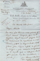 Lettre Autographe Signature Baron Jean-Jacques Avril Général Français Révolution Empire Commandant 11 Div Militaire - Other & Unclassified