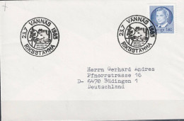 Schweden Sweden Suède - König Carl XVI. Gustav (MiNr: 1243) 1983 - Brief Nationalversammlung Vännäs - Cartas & Documentos