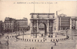 FRANCE - 13 - Marseille - La Place D'Aix Et L'Arc De Triomphe - Carte Postale Ancienne - Unclassified