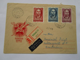 Belle Lettre Evsc De Hongrie Pour Amsterdam - Postmark Collection