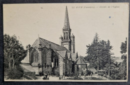 CPA LE JUCH - Abside De L'Eglise - Edit ND 95 - Offert Par Javel Cotelle Croix - Réf N 259 - La Forêt-Fouesnant