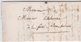 Cursive Loir Et Cher 43 Neung Sur Beuvron Lettre Du 29 Juillet 1833 Chevalier I10 = 70 € - 1801-1848: Precursors XIX