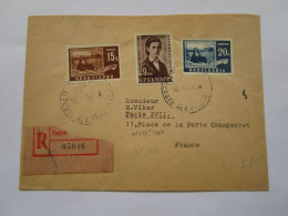 Lettre Evsc De Bulgarie Pour La France 1950 - Storia Postale