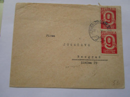 Lettre Evsc De Bulgarie Pour La France 1947 - Briefe U. Dokumente