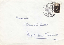 RS - Rep. S. Marino -  Uomini Illustri  L. 100  Per Città - Brieven En Documenten