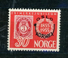 NORVEGE : CENTENAIRE DU TIMBRE - Yvert N° 359 ** - Ongebruikt