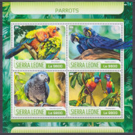 2017 Sierra Leone 8590-8593KL Birds - Parrots 11,00 € - Perroquets & Tropicaux