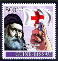 Guinea Bissau 2007 MNH, Henri Dunant, Medicine. Red Cross, Syringe - Henry Dunant