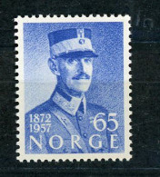 NORVEGE : ANNI. DU ROI HAAKON VII - Yvert N° 380 ** - Unused Stamps