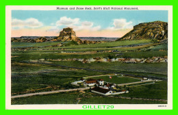 SCOTTSBLUFF, NE - MUSEUM AND DOME ROCK, SCOTT'S BLUFF NATIONAL MONUMENT - KENT NEWS AGENCY  - - Autres & Non Classés