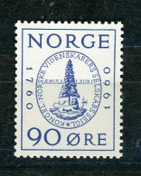 NORVEGE : ANNI. SOCIÉTÉ DES SCIENCES - Yvert N° 399 ** - Unused Stamps