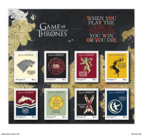 PORTUGAL - Auto-adhesive My Stamp (meuselo), N20g - GAME OF THRONES - Carnets