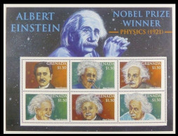 Grenada 2001 MNH SS, Einstein, Nobel Physics - Albert Einstein