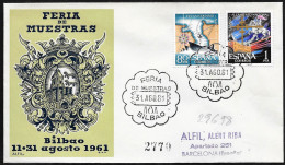 Spagna/Spain/Espagne: Raccomandata, Registered, Recommandè, Fiera Di Bilbao, Bilbao Fair, Foire De Bilbao - Autres & Non Classés