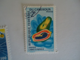 CAMEROON  USED  STAMPS  FRUITS - Cameroun (1960-...)