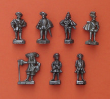 Lot De 7 Figurines - Les Rois De France - Editions Atlas - Marque Starlux - De François 1er à Louis XVI - En Métal & BE - Starlux