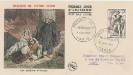 FDC- N° 944- HERNANI DE VICTOR HUGO - 6 JUIN 1953 - PARIS - 1950-1959